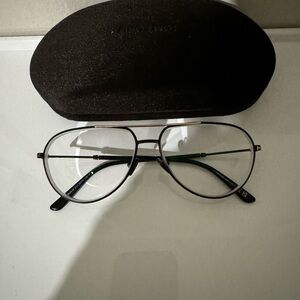 Tom Ford Aviator Glasses. Black and Gold. Never worn